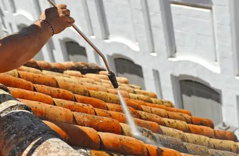 Nettoyage de toitures - Marcollin